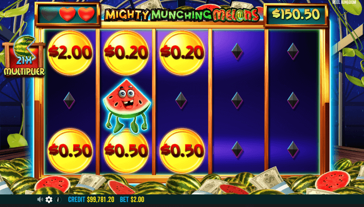 Mighty Munching Melons Bonus Game